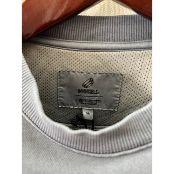 Carhartt WIP X INVINCIBLE Pigment Dyed Sweatshirt Mirror m med - Picture 7 of 13